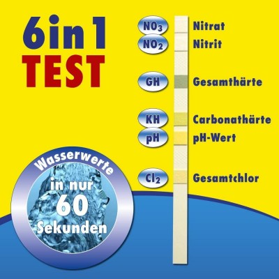 Tropical 6in1 Test ( 50 çubuk test)