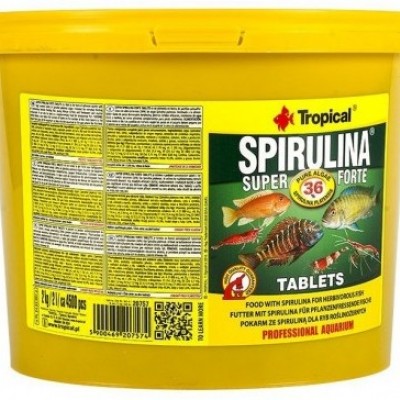 Tropical Super Spirulina Forte Tablets 100 Adet Kovadan Bölme