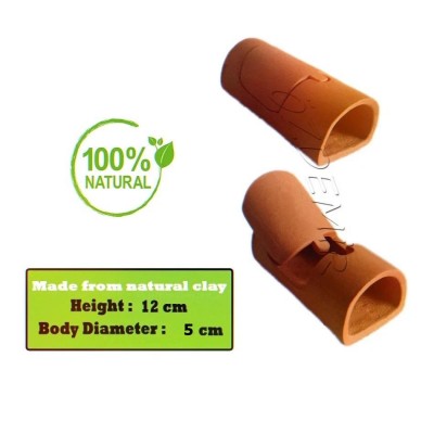 Seramik Vatoz Küpü D Model Üstü Açılan 12x5x4cm