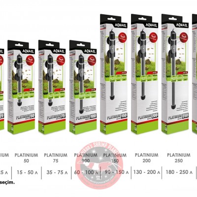 Aquael Platinium Heater Cam Isıtıcı 100W