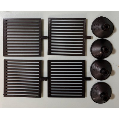 Moss rafı 5x5cm Vantuzlu 10 Adet